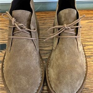 J. Crew Tan Chukka Boots Suede Leather Classic Design